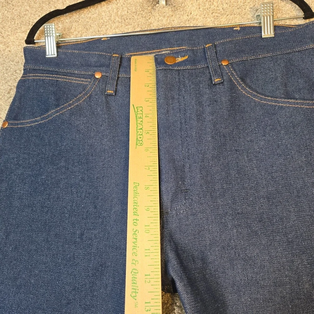 Wrangler jeans Cowboy Cut 13MWZ mens 33x36 stiff rigid NEW NO TAG